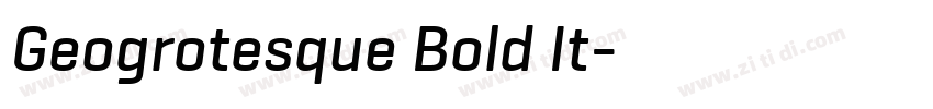 Geogrotesque Bold It字体转换 Geogrotesque Bold It字体转换